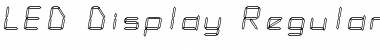 Download LED Display Font Download LED Display Font