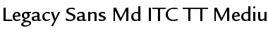 Download Legacy Sans Md ITC TT Font Download Legacy Sans Md ITC TT Font