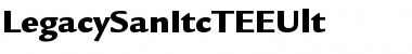Download LegacySanItcTEEUlt Font Download LegacySanItcTEEUlt Font