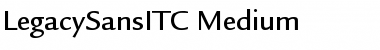 Download LegacySansITC-Medium Font Download LegacySansITC-Medium Font