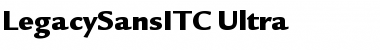 Download LegacySansITC-Ultra Font Download LegacySansITC-Ultra Font