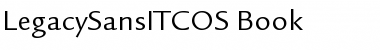Download LegacySansITCOS-Book Font Download LegacySansITCOS-Book Font
