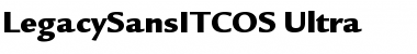 Download LegacySansITCOS-Ultra Font Download LegacySansITCOS-Ultra Font
