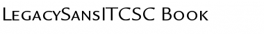 Download LegacySansITCSC-Book Font Download LegacySansITCSC-Book Font