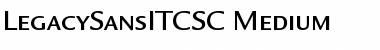 Download LegacySansITCSC-Medium Font Download LegacySansITCSC-Medium Font