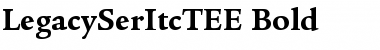 Download LegacySerItcTEE Font Download LegacySerItcTEE Font