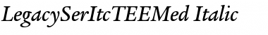 Download LegacySerItcTEEMed Font Download LegacySerItcTEEMed Font