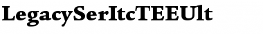 Download LegacySerItcTEEUlt Font Download LegacySerItcTEEUlt Font