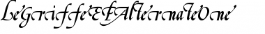Download LeGriffeEFAlternateOne Font Download LeGriffeEFAlternateOne Font