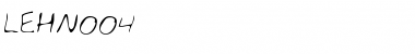 Download LEHN004 Font Download LEHN004 Font