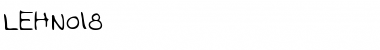 Download LEHN018 Font Download LEHN018 Font