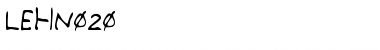 Download LEHN020 Font Download LEHN020 Font