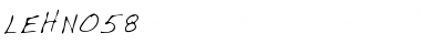 Download LEHN058 Font Download LEHN058 Font