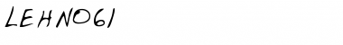 Download LEHN061 Font Download LEHN061 Font