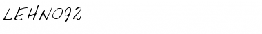 Download LEHN092 Font Download LEHN092 Font