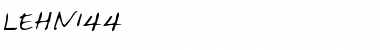 Download LEHN144 Font Download LEHN144 Font