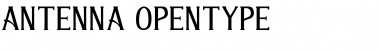 Download ANTENNA Font Download ANTENNA Font