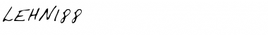 Download LEHN188 Font Download LEHN188 Font