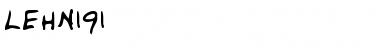 Download LEHN191 Font Download LEHN191 Font