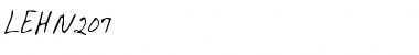 Download LEHN207 Font Download LEHN207 Font