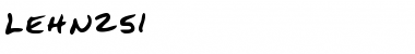 Download LEHN251 Font Download LEHN251 Font