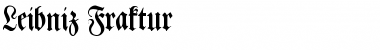 Download Leibniz-Fraktur Font Download Leibniz-Fraktur Font