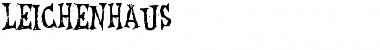 Download Leichenhaus Font Download Leichenhaus Font