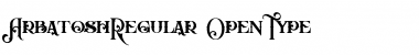 Download Arbatosh Regular Font Download Arbatosh Regular Font