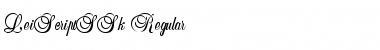 Download LeiScriptSSk Font Download LeiScriptSSk Font