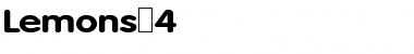 Download Lemons 4 Font Download Lemons 4 Font