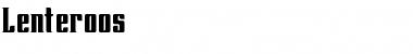 Download Lenteroos Font Download Lenteroos Font