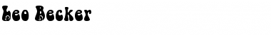 Download Leo Becker Font Download Leo Becker Font