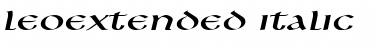 Download LeoExtended Font Download LeoExtended Font
