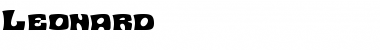 Download Leonard Font Download Leonard Font