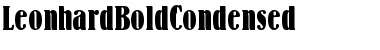 Download LeonhardBoldCondensed Font Download LeonhardBoldCondensed Font