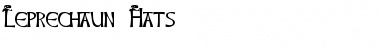 Download Leprechaun Hats Font Download Leprechaun Hats Font