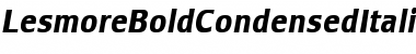 Download LesmoreBoldCondensedItalic Font Download LesmoreBoldCondensedItalic Font
