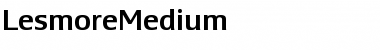 Download LesmoreMedium Font Download LesmoreMedium Font