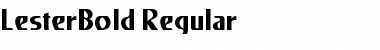 Download LesterBold Font Download LesterBold Font