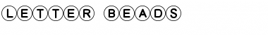 Download Letter Beads Font Download Letter Beads Font