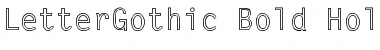Download LetterGothic-Bold Hollow Font Download LetterGothic-Bold Hollow Font