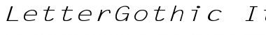 Download LetterGothic-Italic Ex Font Download LetterGothic-Italic Ex Font