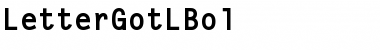 Download LetterGotLBol Font Download LetterGotLBol Font