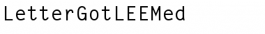 Download LetterGotLEEMed Font Download LetterGotLEEMed Font
