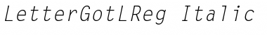 Download LetterGotLReg Font Download LetterGotLReg Font