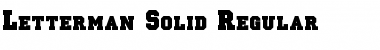 Download Letterman-Solid Font Download Letterman-Solid Font
