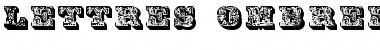 Download Lettres ombrees ornees Font Download Lettres ombrees ornees Font