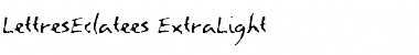 Download LettresEclatees Font Download LettresEclatees Font