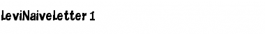 Download LeviNaiveLetter Font Download LeviNaiveLetter Font