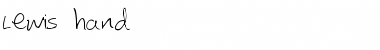 Download Lewis hand Font Download Lewis hand Font